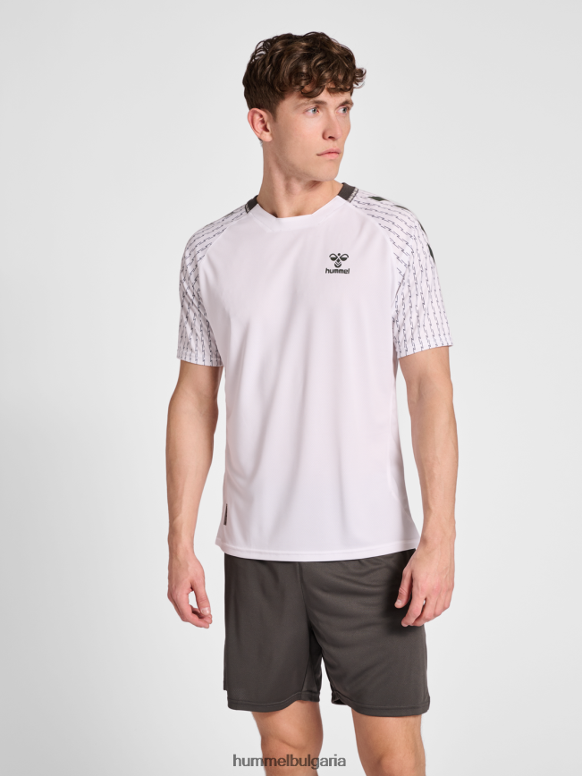 мъже Hummel hmlongrid поли трико тениски"фланелка с къс ръкав" N2H2ZZ905