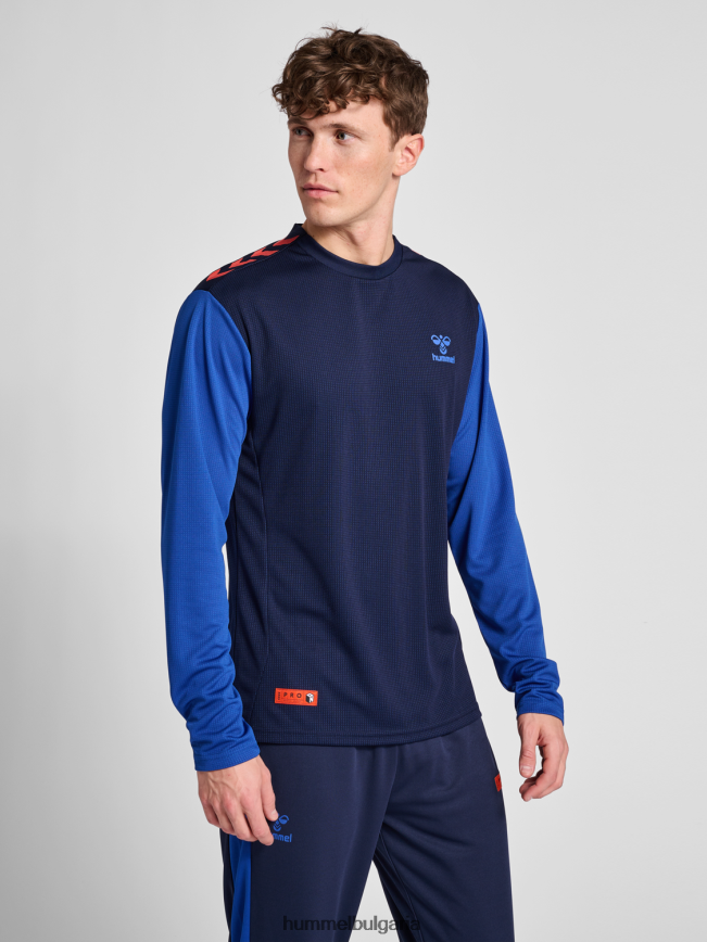 мъже Hummel hmlpro грид фланелка за игра l/s"горнище от трико с дълъг ръкав" N2H2ZZ250