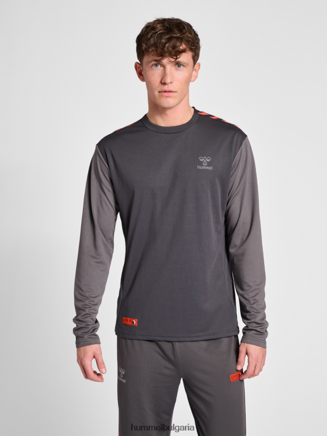 мъже Hummel hmlpro грид фланелка за игра l/s"горнище от трико с дълъг ръкав" N2H2ZZ251