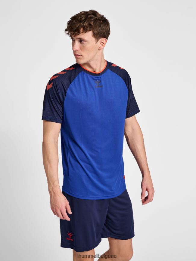 мъже Hummel hmlpro грид фланелка за игра s/s"горнище от трико с къс ръкав" N2H2ZZ507