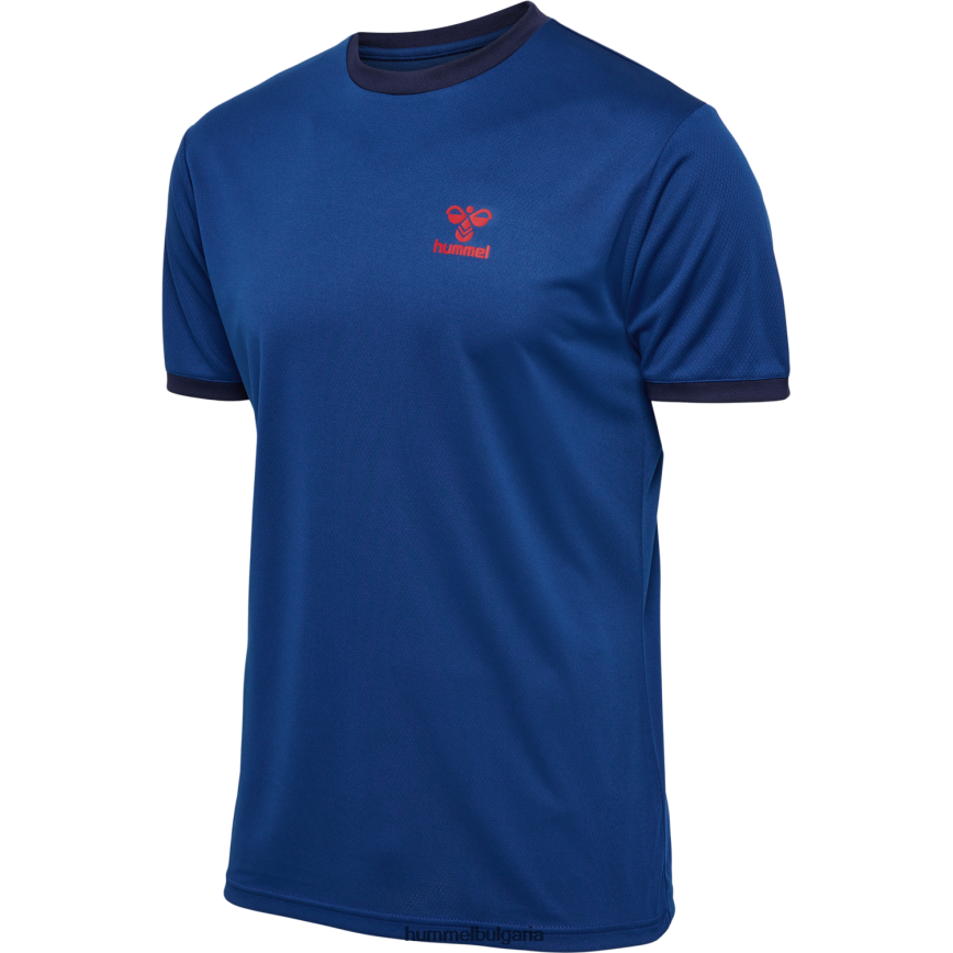 мъже Hummel hmlq4 поли трико тениски"фланелка" N2H2ZZ844