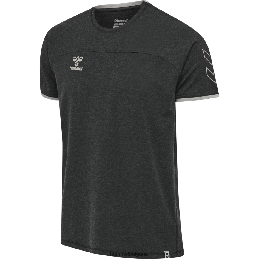 мъже Hummel тениска hmlcima"тениска с шеврони" N2H2ZZ1657