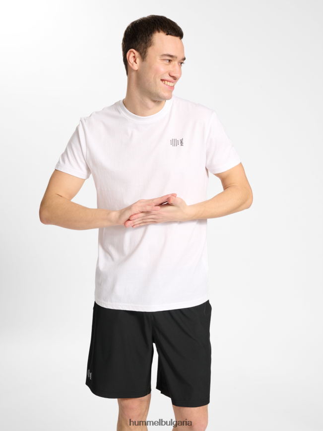 мъже Hummel памучна тениска hmlcourt s/s"олекотена спортна тениска" N2H2ZZ135