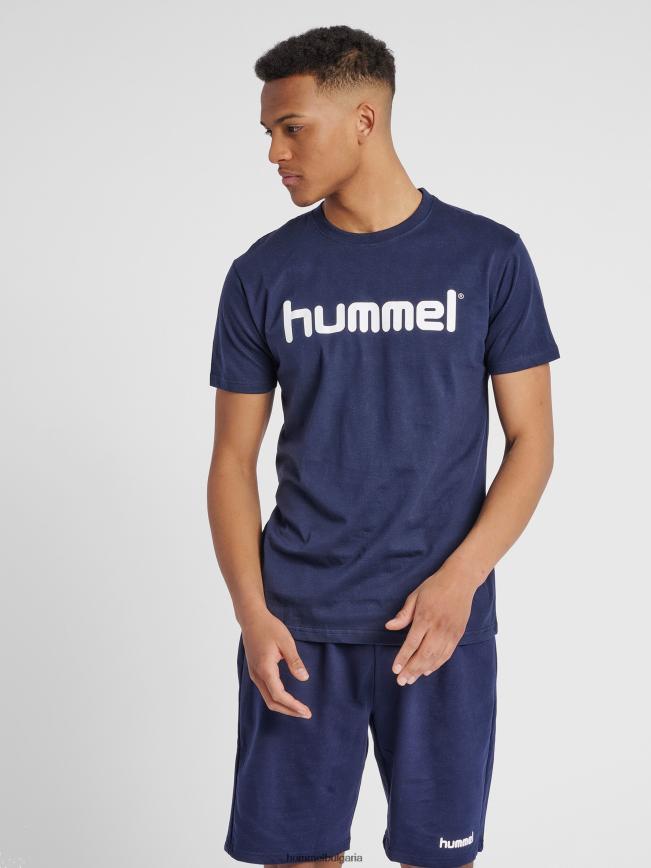 мъже Hummel hmlgo памучна тениска с лого s/s"облекло" N2H2ZZ1368