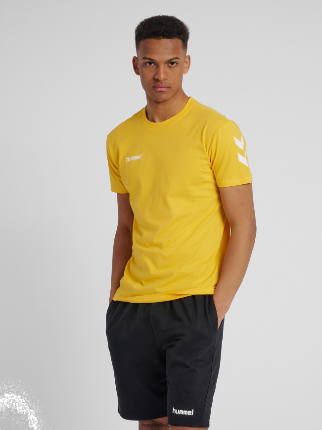 мъже Hummel памучна тениска hmlgo s/s"памучна тениска с шеврони" N2H2ZZ1415