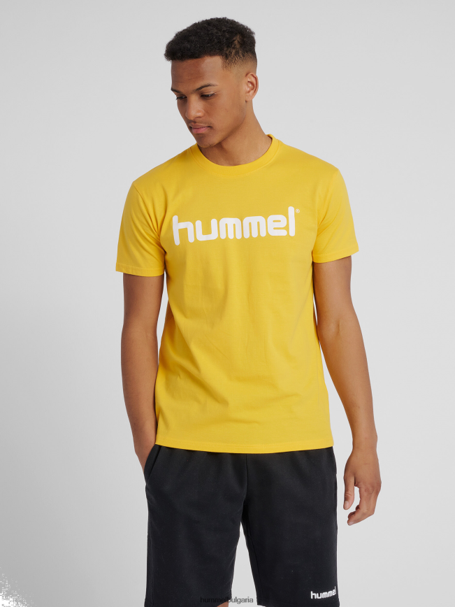 мъже Hummel hmlgo памучна тениска с лого s/s"облекло" N2H2ZZ1435