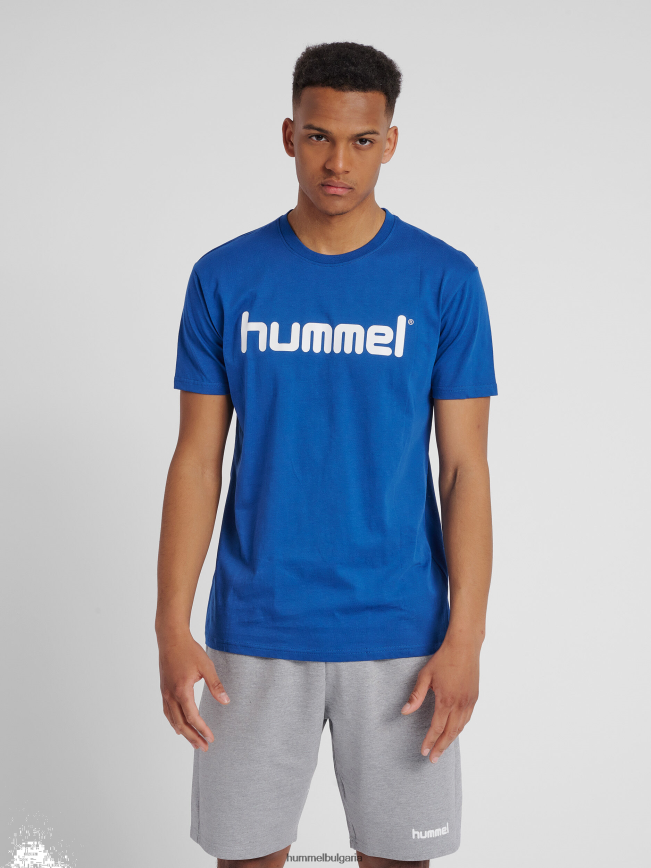 мъже Hummel hmlgo памучна тениска с лого s/s"облекло" N2H2ZZ1459