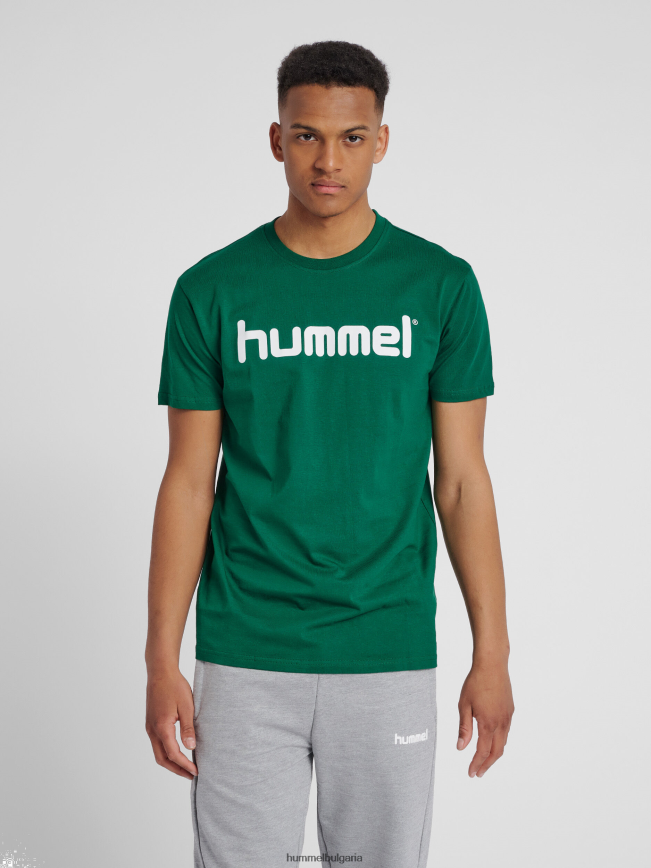 мъже Hummel hmlgo памучна тениска с лого s/s"облекло" N2H2ZZ1552