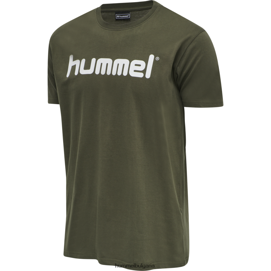 мъже Hummel hmlgo памучна тениска с лого s/s"облекло" N2H2ZZ1596