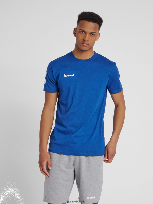 мъже Hummel памучна тениска hmlgo s/s"памучна тениска с шеврони" N2H2ZZ1622