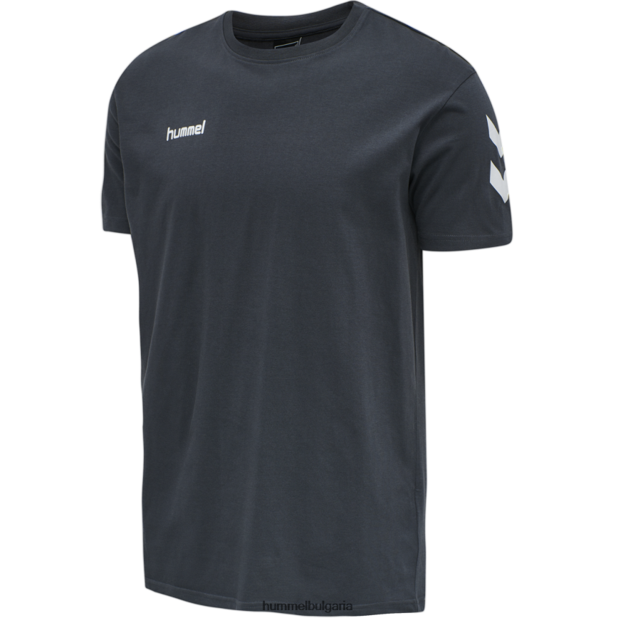 мъже Hummel памучна тениска hmlgo s/s"памучна тениска с шеврони" N2H2ZZ1626