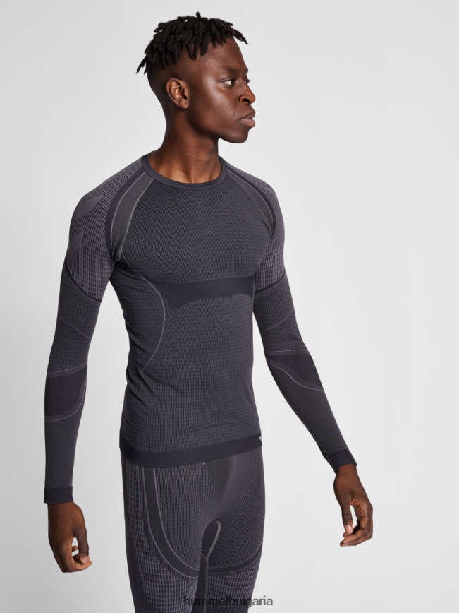 мъже Hummel hmlmt olli безшевна тениска l/s"тениска с дълъг ръкав" N2H2ZZ721