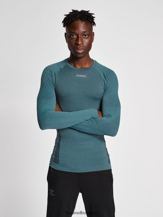 мъже Hummel hmlte mike безшевна тениска l/s"облекло" N2H2ZZ439