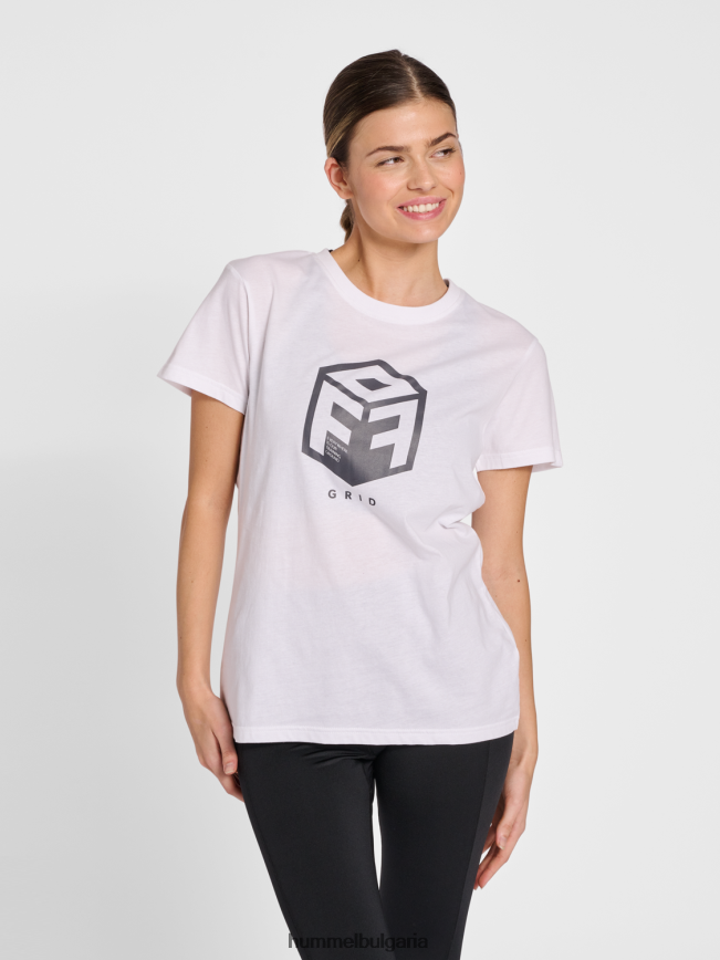 унисекс Hummel hmloffgrid памучно трико s/s wo"фланелка с къс ръкав" N2H2ZZ2609