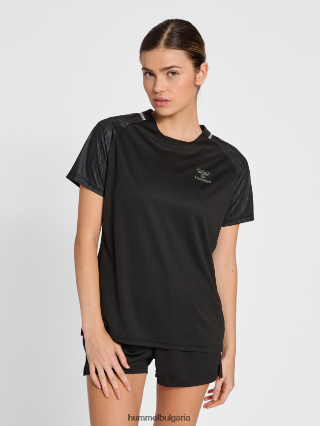 унисекс Hummel hmlongrid поли трико s/s wo"фланелка с къс ръкав" N2H2ZZ2560