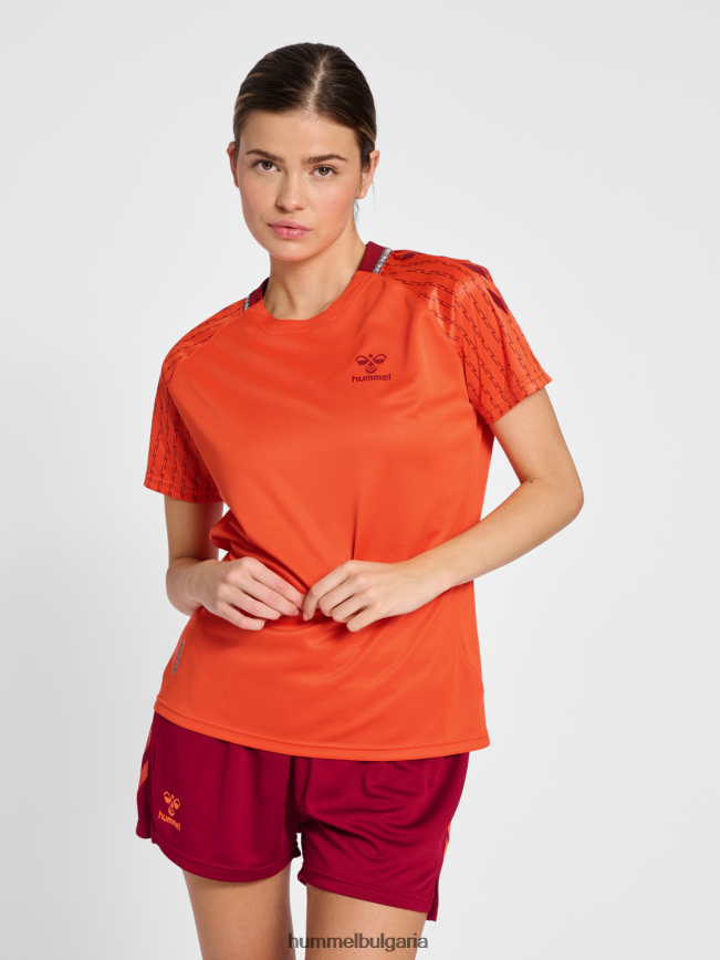 унисекс Hummel hmlongrid поли трико s/s wo"фланелка с къс ръкав" N2H2ZZ3157