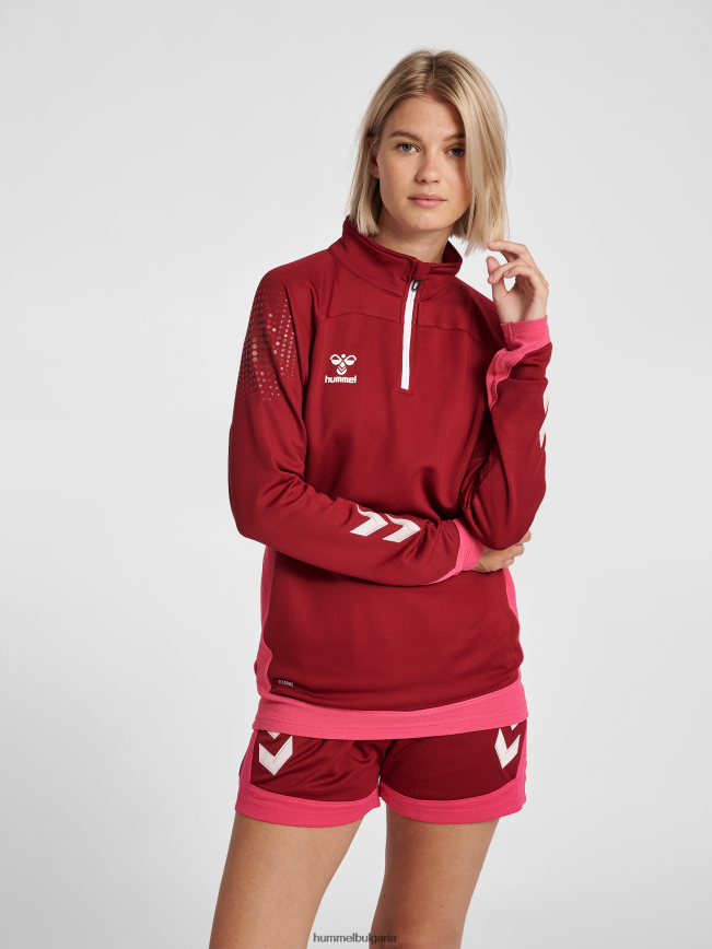 унисекс Hummel hmllead половин цип"яке с половин цип" N2H2ZZ3656