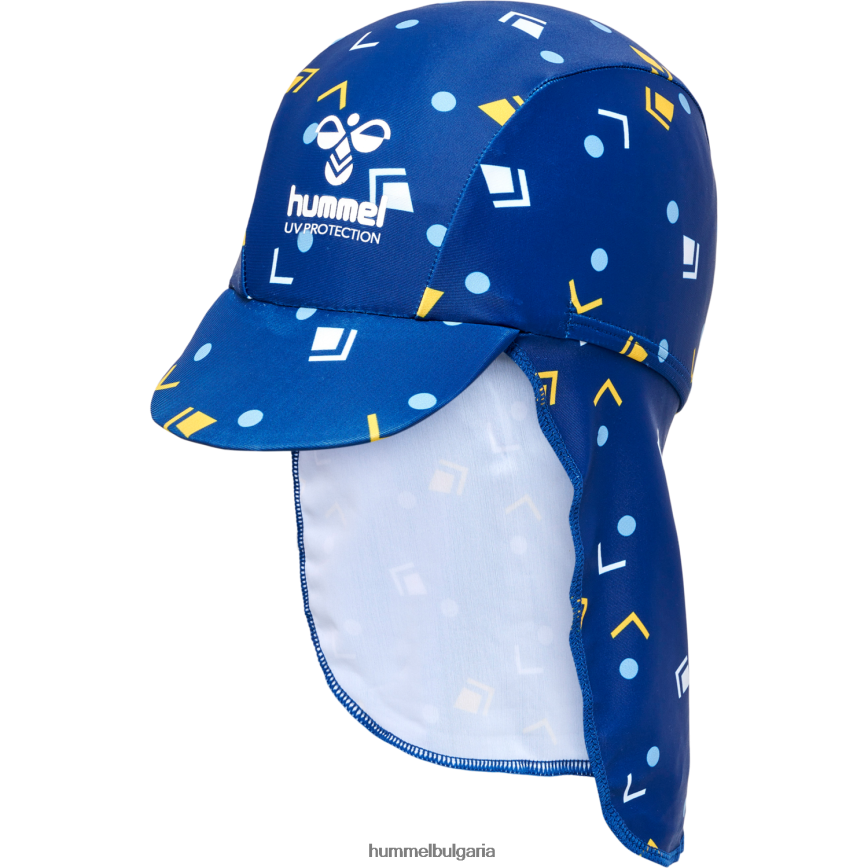 бебе Hummel hmlbeach слънчева шапка"слънчева шапка с предпазител за врата" N2H2ZZ4100