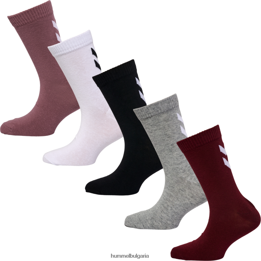 деца Hummel hmlmake my day sock 5 пакета"чорапи 5 пакет" N2H2ZZ5219