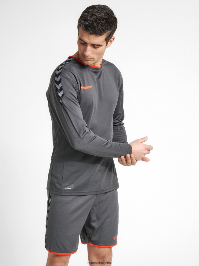 унисекс Hummel hmlauthentic поли трико l/s"фланелка с дълъг ръкав" N2H2ZZ2177