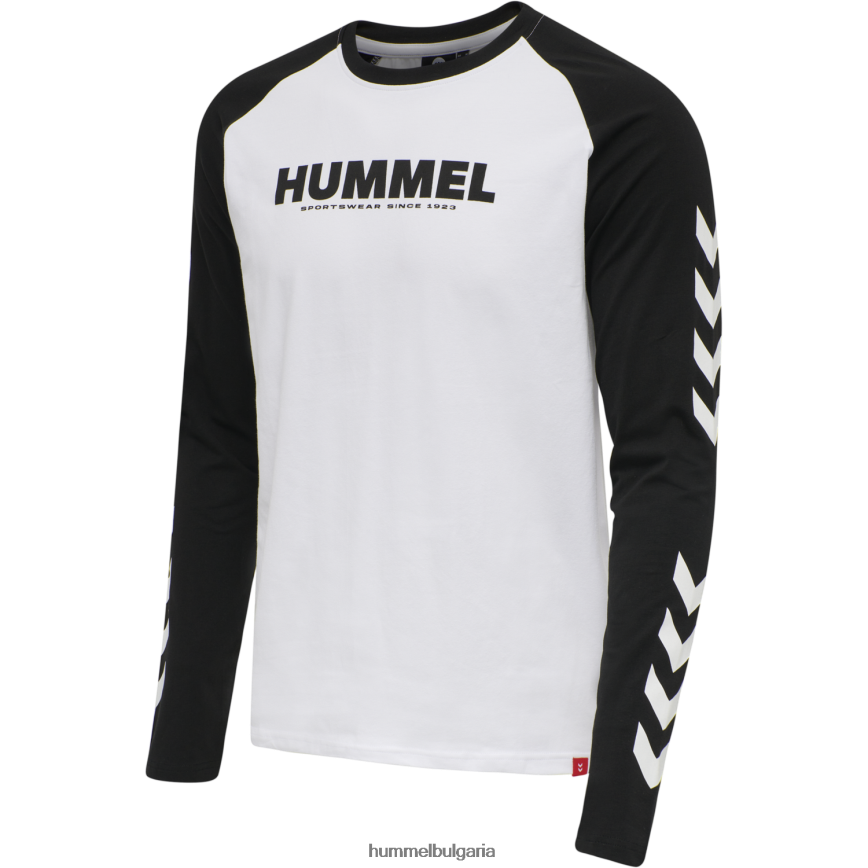унисекс Hummel hmllegacy blocked t-shirt l/s"тениска с дълъг ръкав" N2H2ZZ847